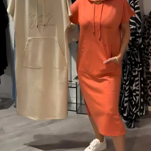 Saskia™ | Vestido casual com capuz