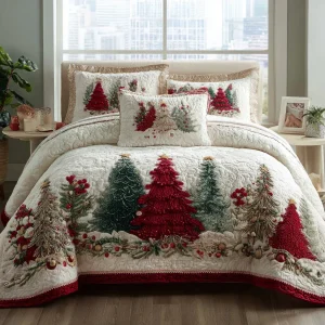 Conjunto de Roupa de Cama Acolchoada de 3 Peças Maravilha Fosca
