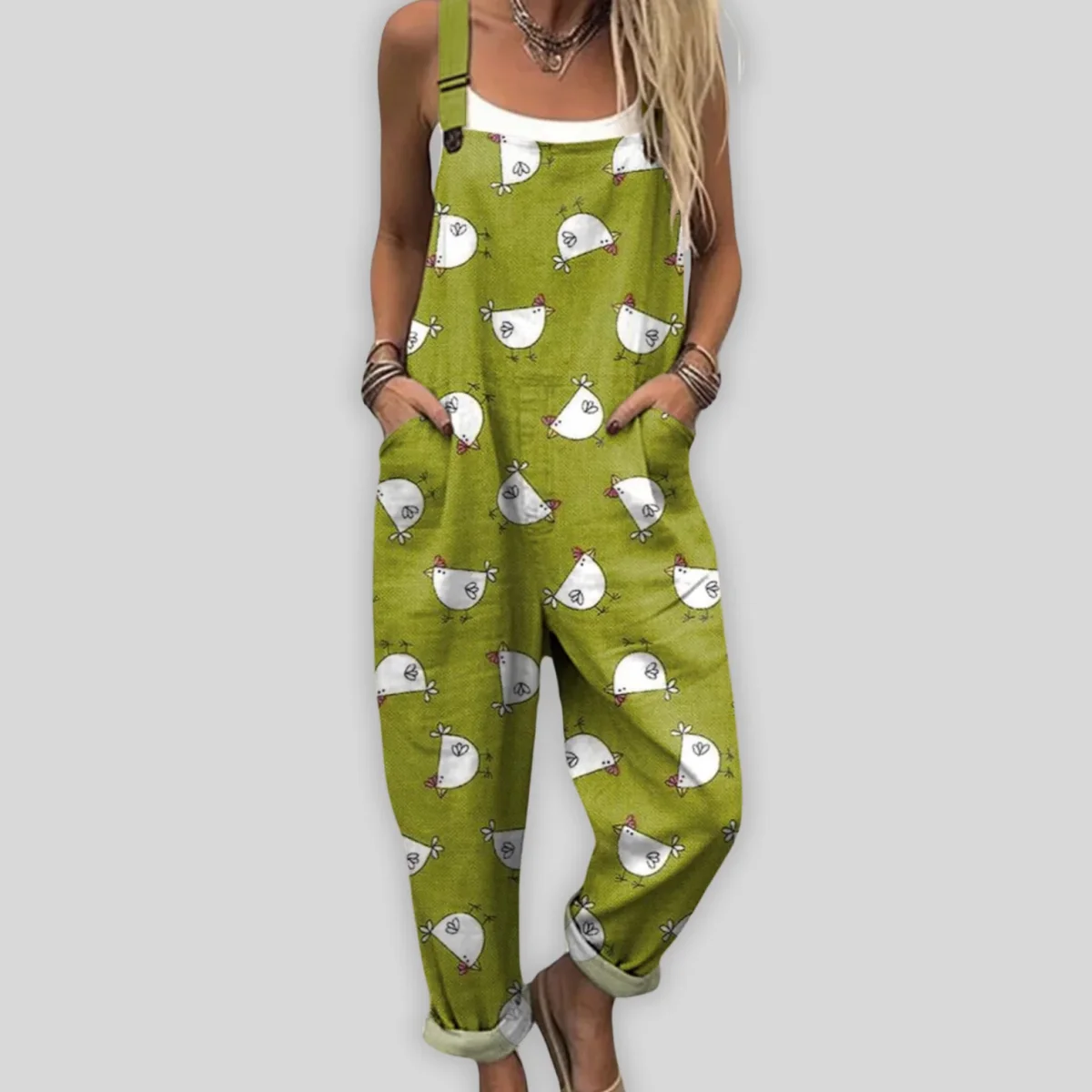 Aukje™ | Macacão elegante com caimento solto para um estilo casual - Image 3