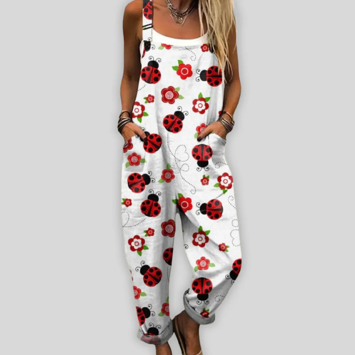 Aukje™ | Macacão elegante com caimento solto para um estilo casual - Image 9