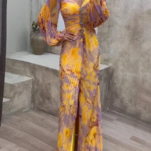 Kristine | Vestido elegante com decote em V